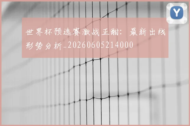 世界杯预选赛激战正酣：最新出线形势分析_20260605214000